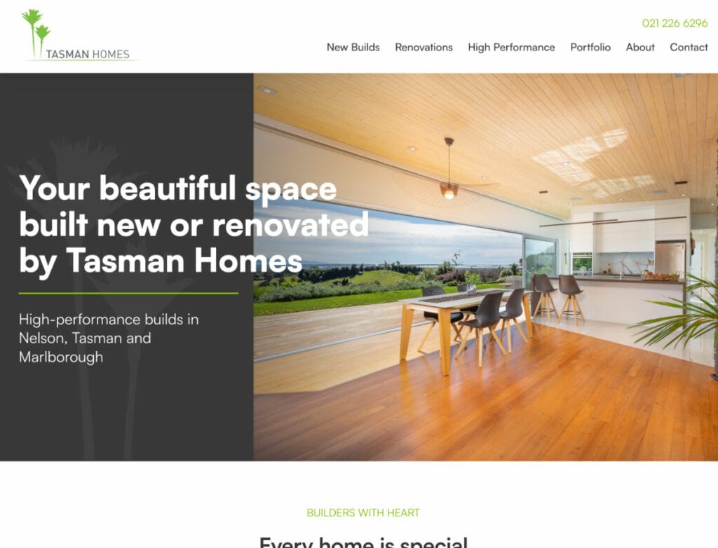 tasman homes desktop